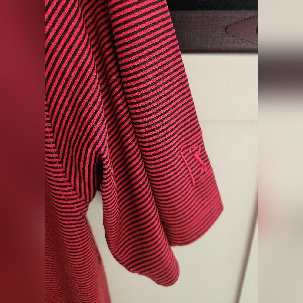 Champion's Tour Polo Shirt in Red and Black - Picture 3 of 4